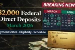 $2,000 federal payment 2026