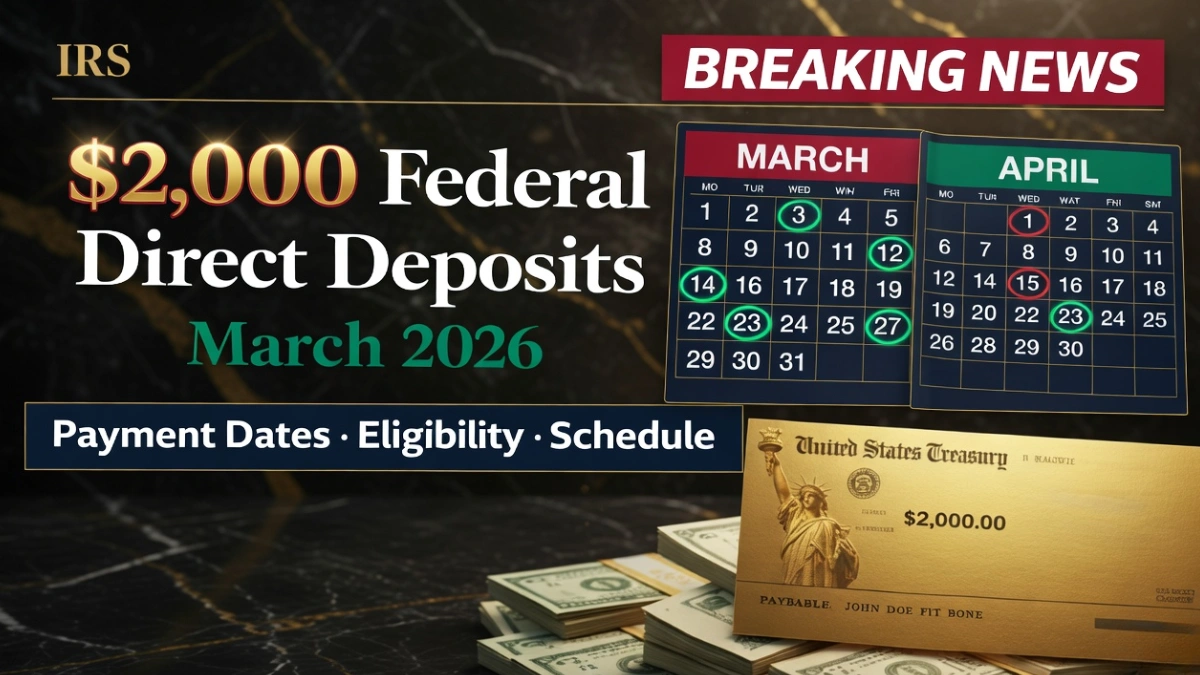 $2,000 federal payment 2026