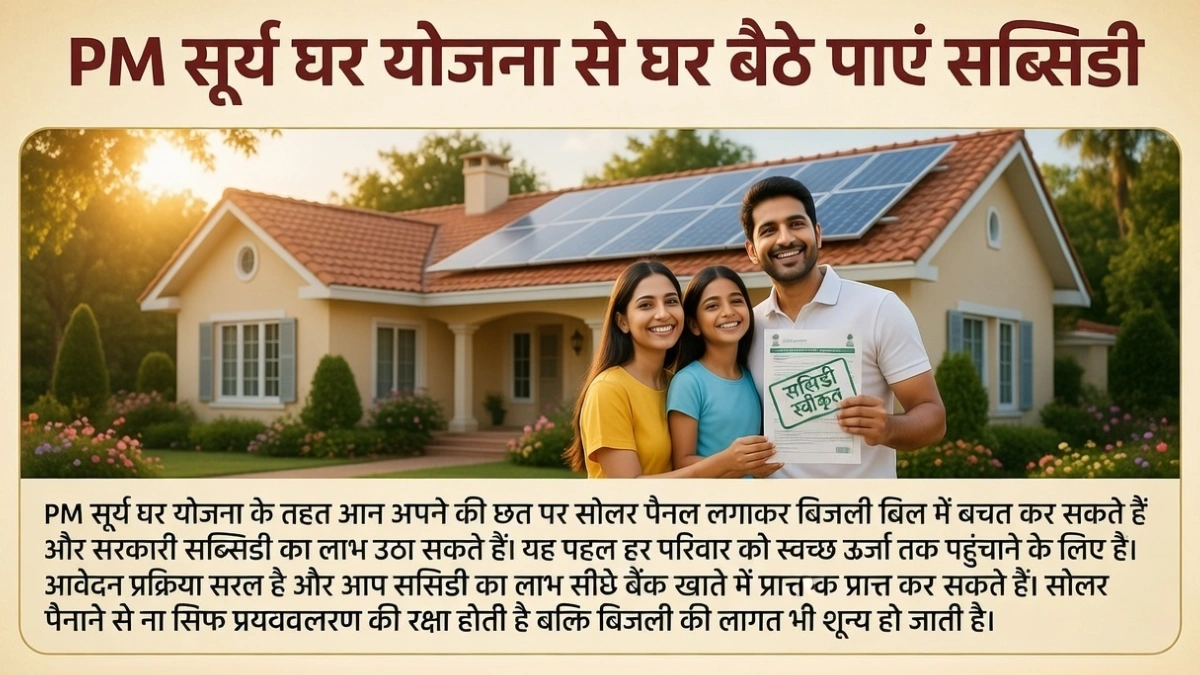 PM Surya Ghar Yojana subsidy 2026